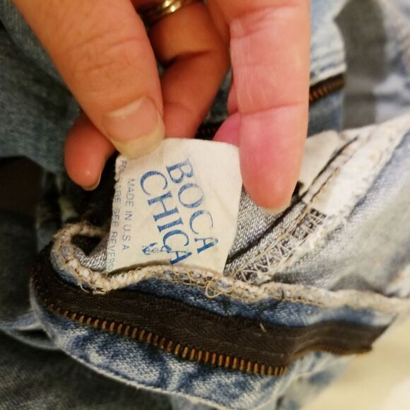 Vintage Boca Chica Pleated "Mom Jeans" Sz 9 - Picture 5 of 5